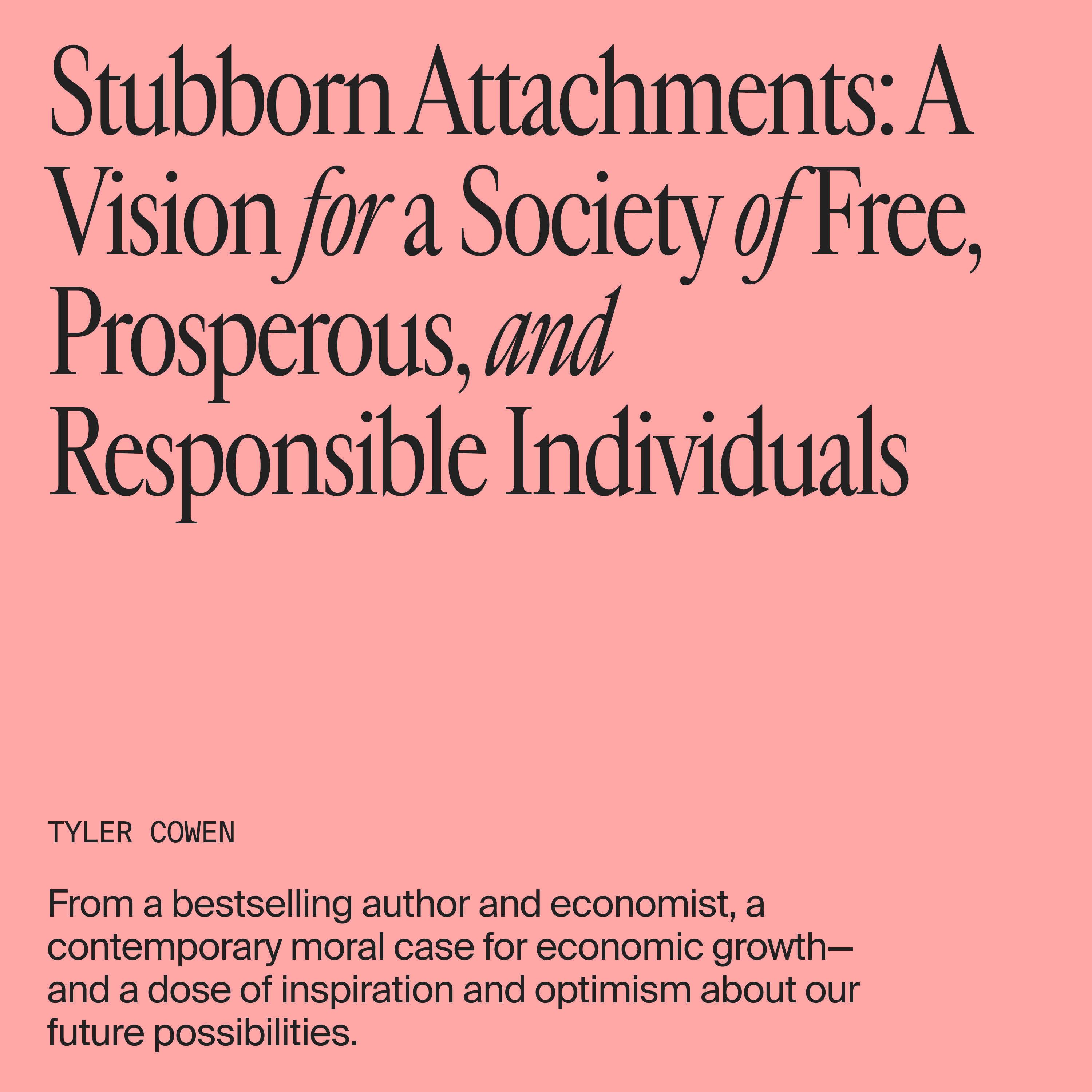 Stubborn Attachments description